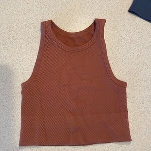 Nikibiki Rust Sleeveless Crop Top